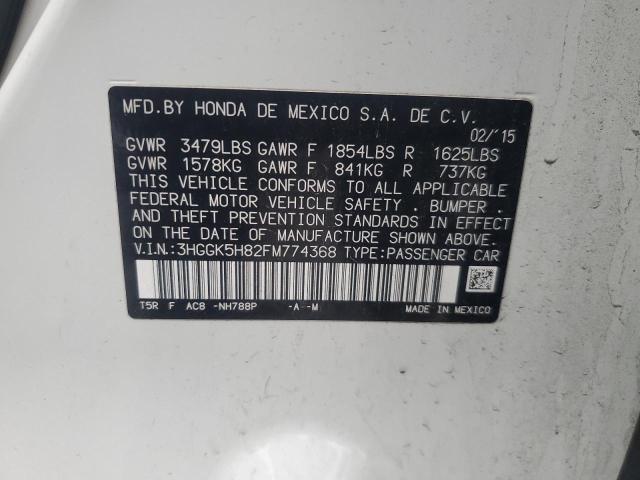2015 HONDA FIT EX - 3HGGK5H82FM774368