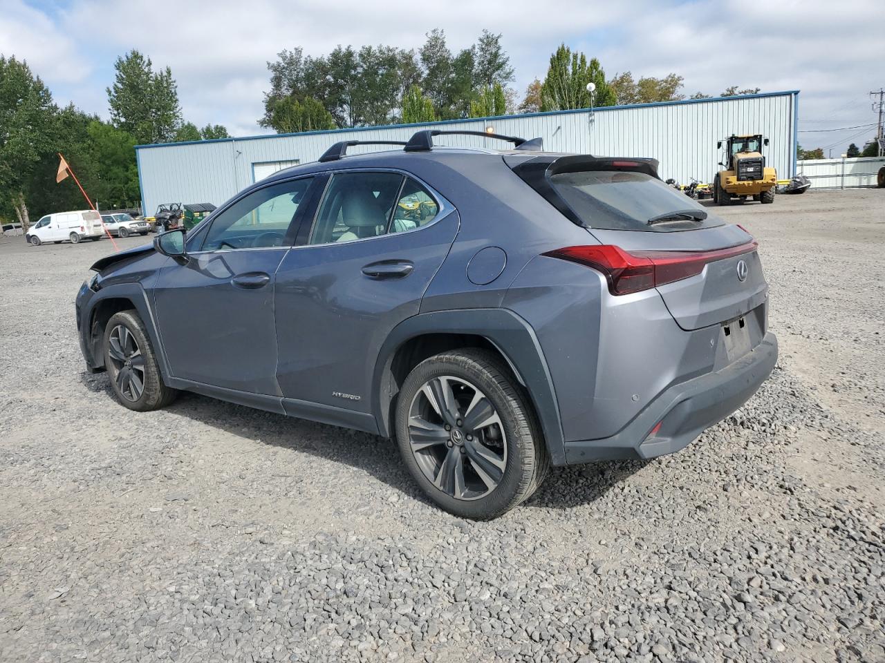 LEXUS UX 250H 2021 gray  hybrid engine JTHP9JBH4M2053919 photo #3