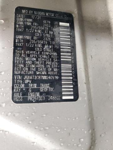 2021 NISSAN ROGUE SL - JN8AT3CB7MW240910
