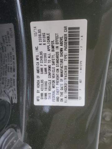 VIN 1HGCR2F37FA034389 2015 Honda Accord, LX no.12