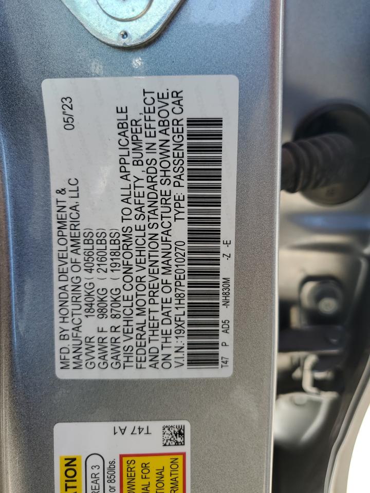 Lot #2970131266 2023 HONDA CIVIC SPOR