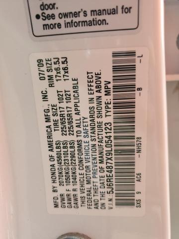 2009 HONDA CR-V EXL #3315972081