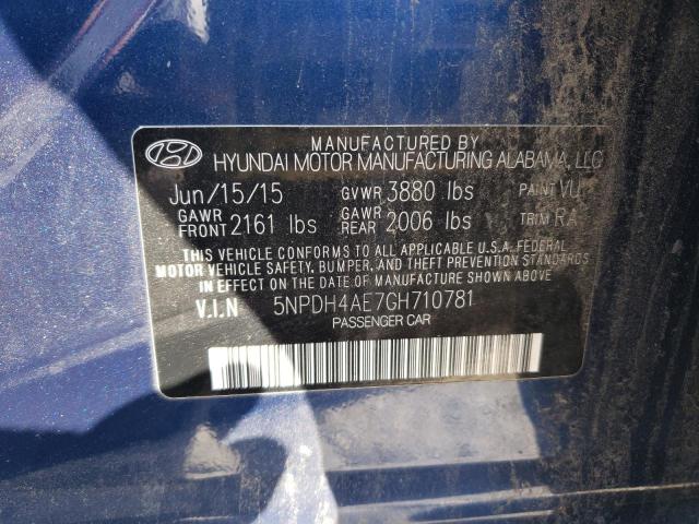 2016 HYUNDAI ELANTRA SE - 5NPDH4AE7GH710781
