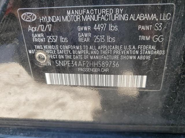 2017 HYUNDAI SONATA SPO - 5NPE34AF2HH589736