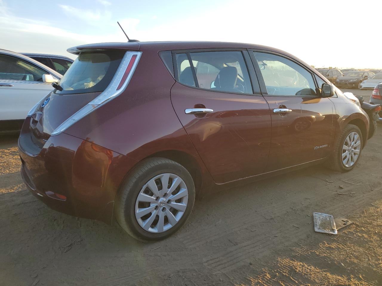 Lot #2972553933 2017 NISSAN LEAF S