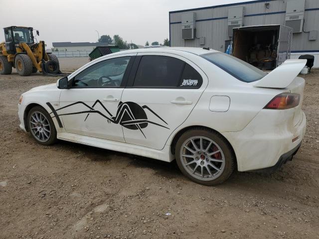 MITSUBISHI LANCER EVO 2014 white  gas JA32W8FV5EU017545 photo #3