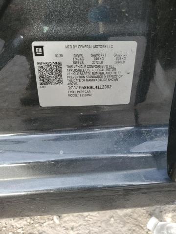 2020 CHEVROLET SONIC PREM - 1G1JF5SB9L4112302