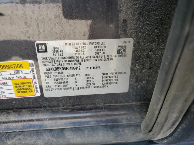 2015 BUICK ENCLAVE - 5GAKRBKD9FJ186412