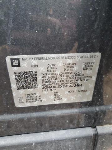 2019 CHEVROLET EQUINOX LT - 3GNAXLEX3KS672404