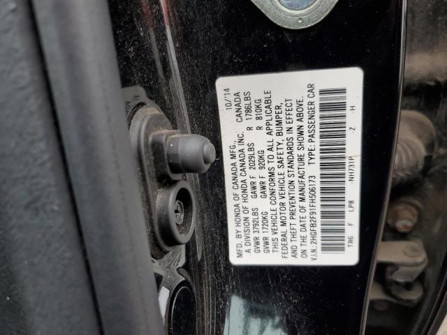 2015 HONDA CIVIC EXL - 2HGFB2F91FH506173