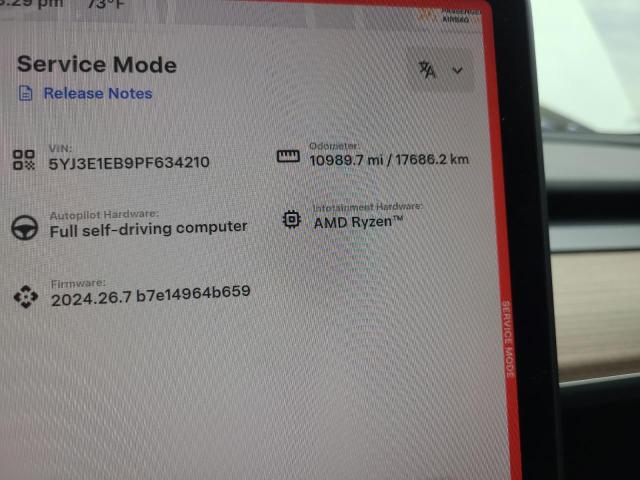 2023 TESLA MODEL 3 - 5YJ3E1EB9PF634210