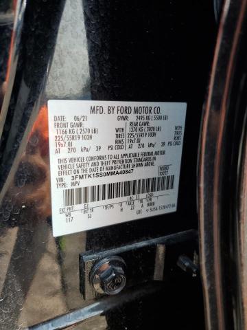 2021 FORD MUSTANG MA - 3FMTK1SS0MMA40847