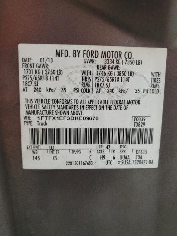 VIN 1FTFX1EF3DKE09676 2013 Ford F-150, Super Cab no.12