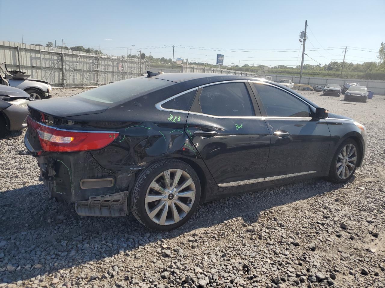 Lot #2936167177 2017 HYUNDAI AZERA LIMI