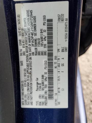 2016 FORD FIESTA SE - 3FADP4EJ1GM172945