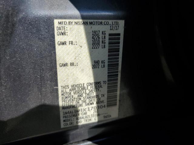 2018 NISSAN ALTIMA 2.5 - 1N4AL3AP3JC170304