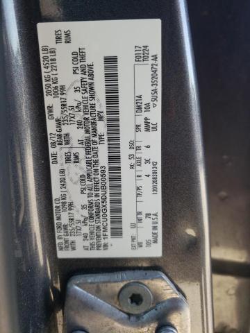 VIN 1FMCU0GX5DUB00593 2013 Ford Escape, SE no.13