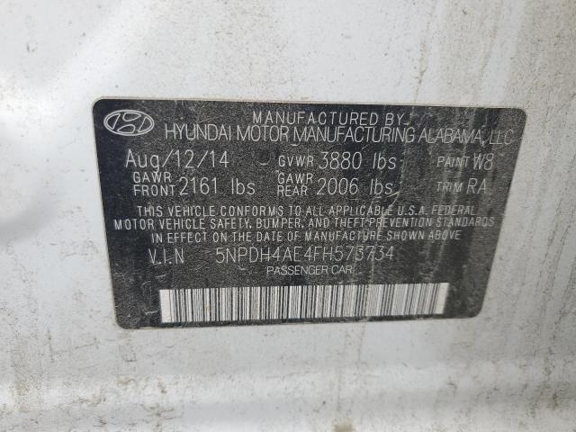 2015 HYUNDAI ELANTRA SE - 5NPDH4AE4FH573734