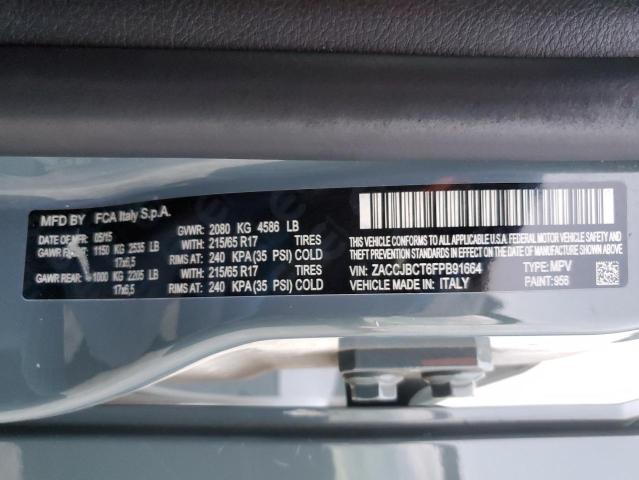 2015 JEEP RENEGADE T - ZACCJBCT6FPB91664