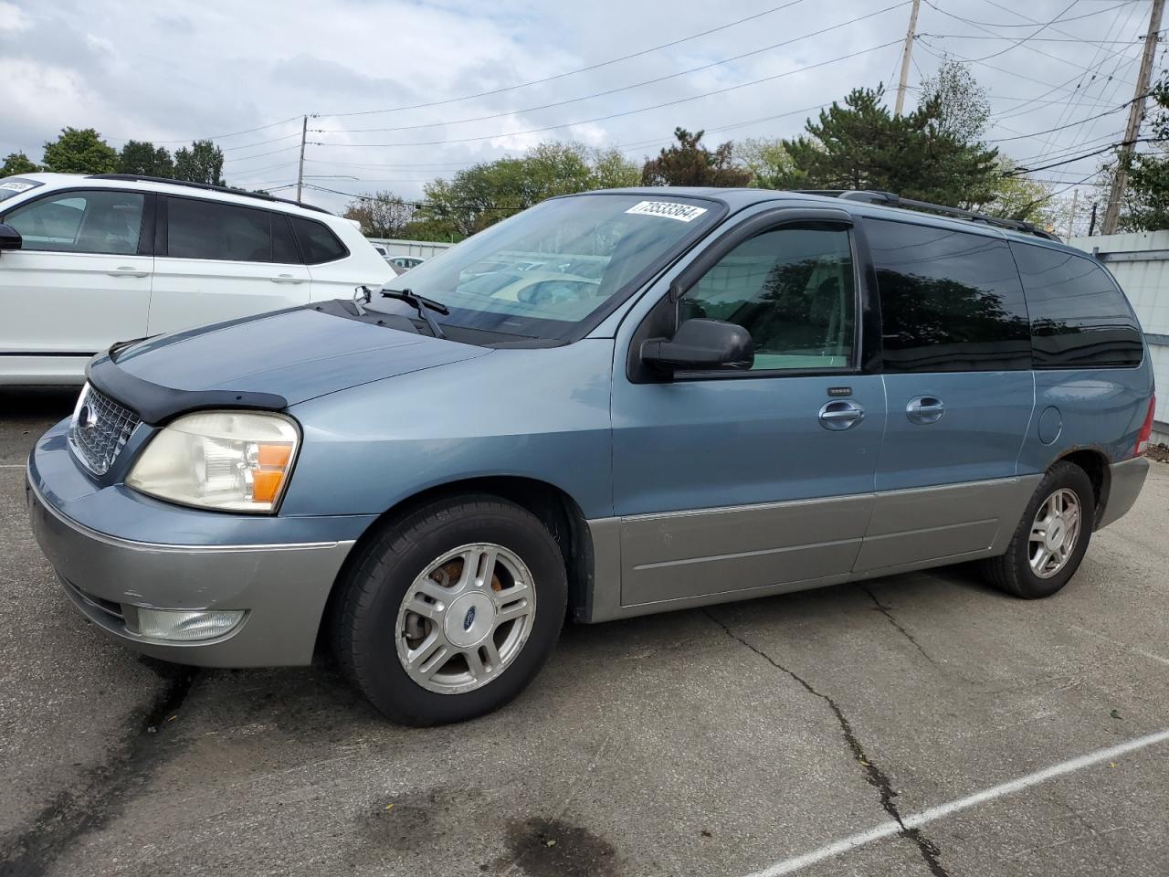 FORD FREESTAR L 2004 blue  gas 2FMDA58264BA55361 photo #1