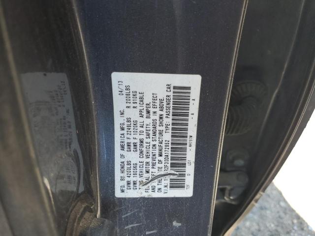 VIN 1HGCR2F30DA172952 2013 Honda Accord, LX no.12