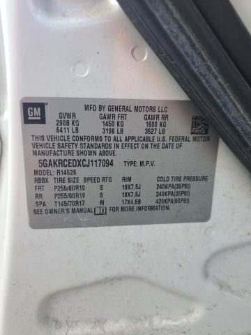 2012 BUICK ENCLAVE - 5GAKRCEDXCJ117094