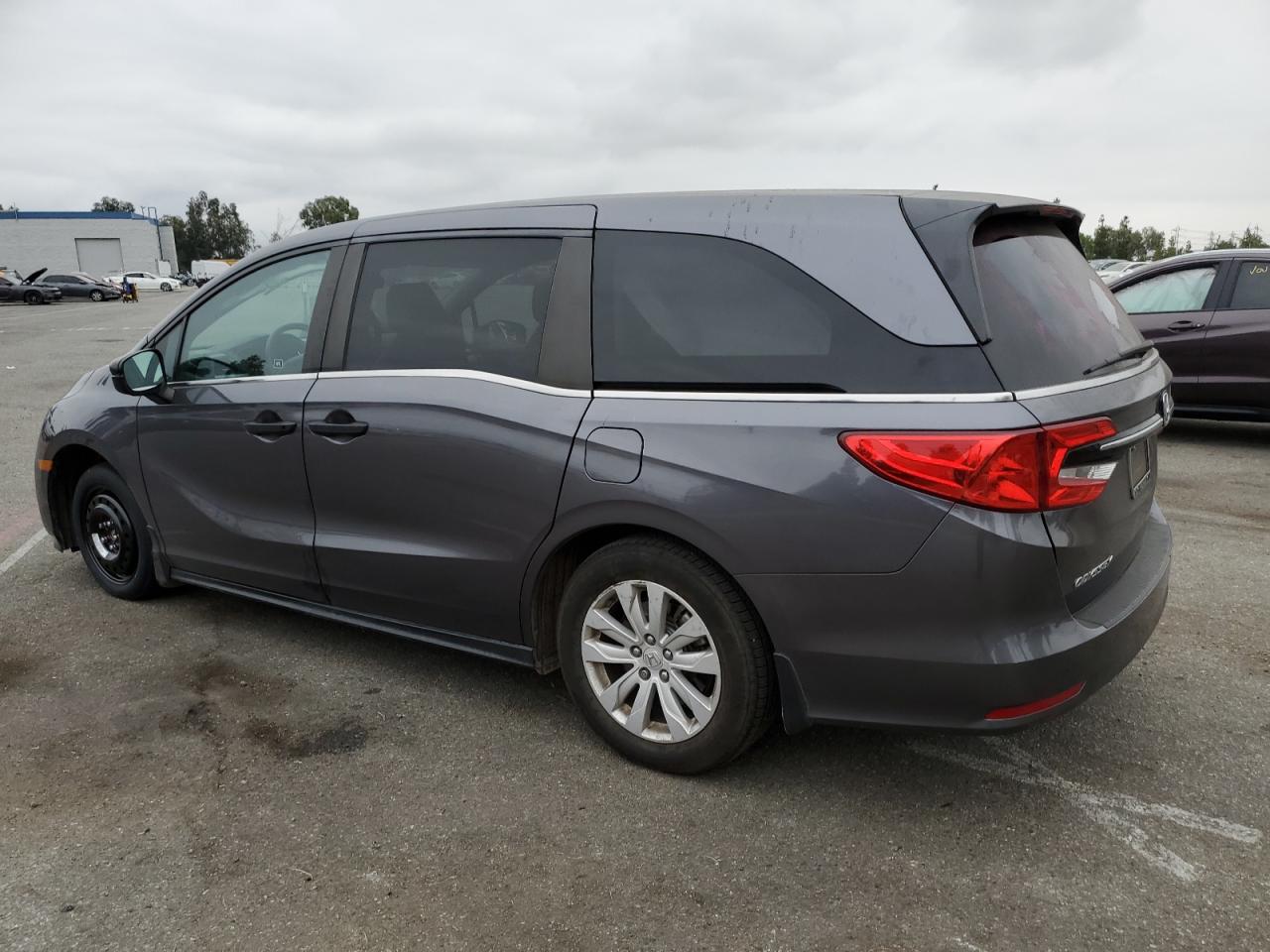 HONDA ODYSSEY LX 2021 charcoal  gas 5FNRL6H27MB000124 photo #3