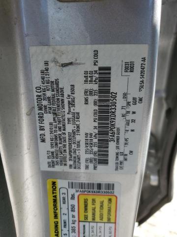 VIN 3FA6P0K9XDR330502 2013 Ford Fusion, Titanium no.12