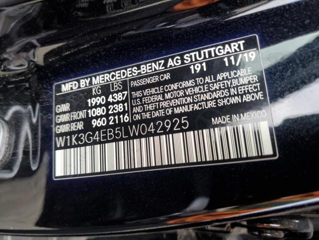 VIN W1K3G4EB5LW042925 2020 Mercedes-Benz A-Class, 220 no.12