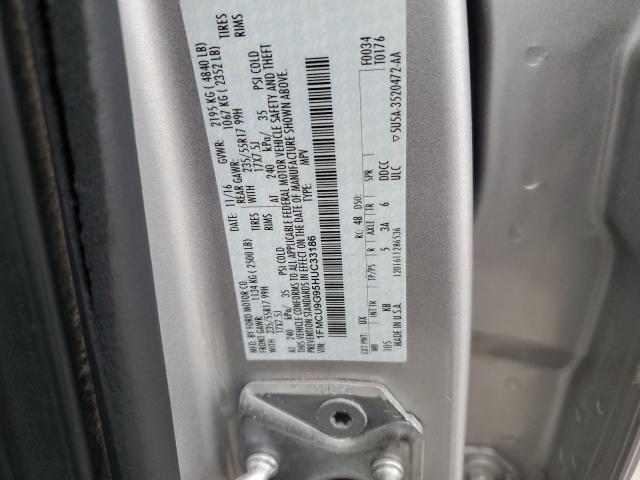 2017 FORD ESCAPE SE - 1FMCU9G95HUC33186