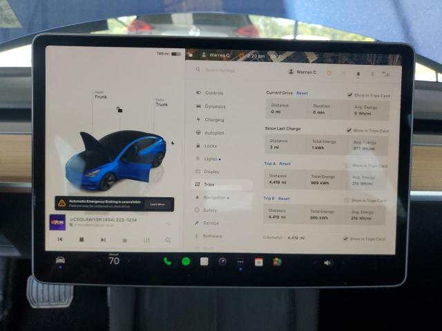 2023 TESLA MODEL 3 - 5YJ3E1EA2PF638915