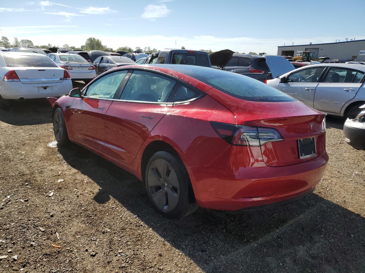 Lot #2926247456 2021 TESLA MODEL 3