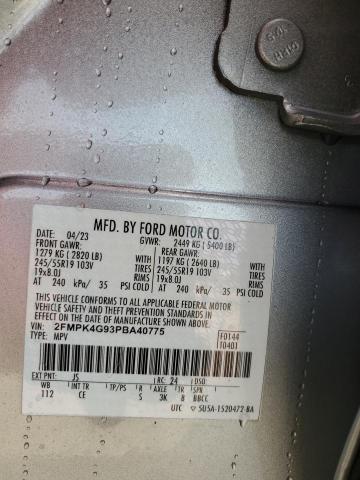 VIN 2FMPK4G93PBA40775 2023 Ford Edge, SE no.14