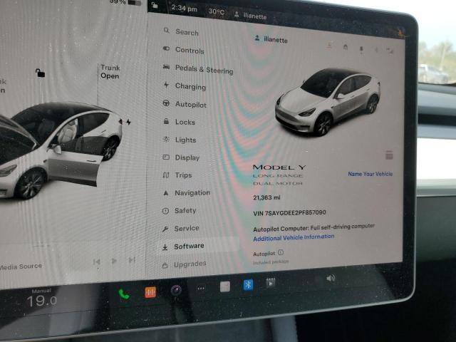 2023 TESLA MODEL Y - 7SAYGDEE2PF857090