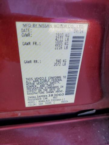 VIN 1N4AL3AP0EN383060 2014 Nissan Altima, 2.5 no.12