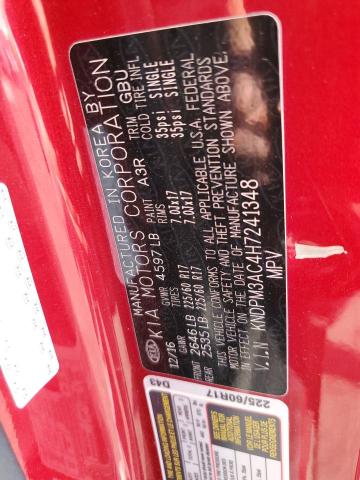 2017 KIA SPORTAGE L - KNDPM3AC4H7241348