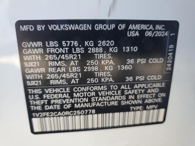 2024 VOLKSWAGEN ATLAS CROS - 1V2FE2CA0RC250778
