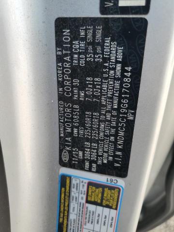 2016 KIA SEDONA EX - KNDMC5C19G6170844