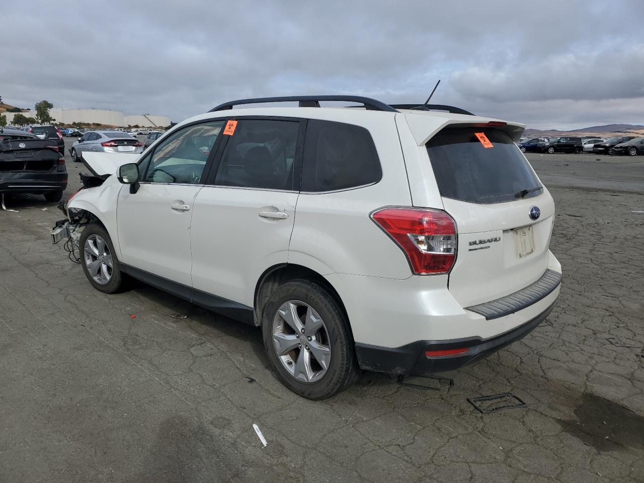 SUBARU FORESTER 2 2015 white  gas JF2SJAKC8FH472252 photo #3