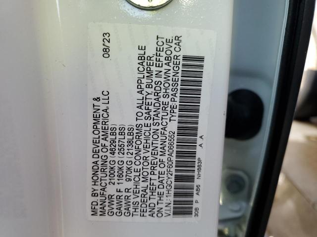 2023 HONDA ACCORD HYB - 1HGCY2F60PA066552