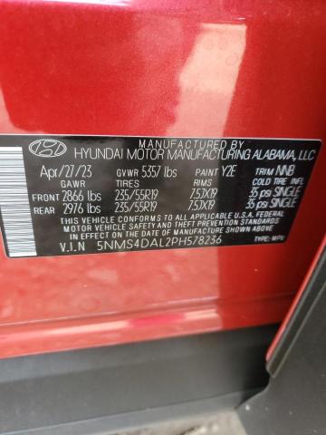2023 HYUNDAI SANTA FE L - 5NMS4DAL2PH578236