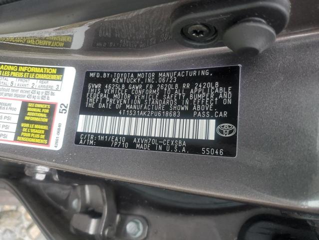 2023 TOYOTA CAMRY SE N - 4T1S31AK2PU618683