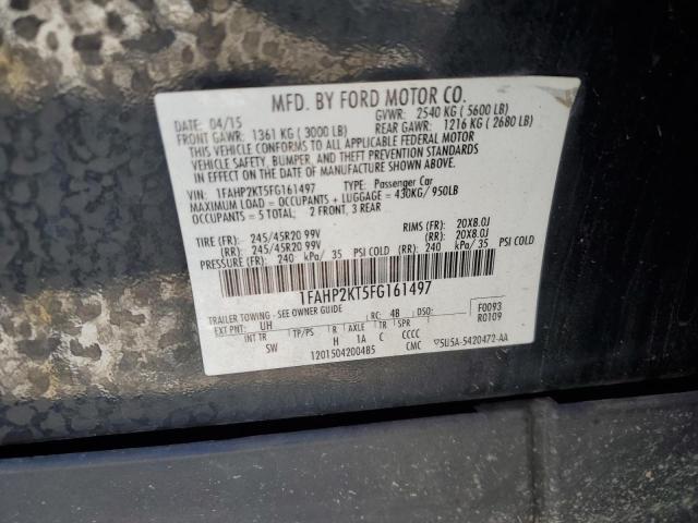 VIN 1FAHP2KT5FG161497 2015 Ford Taurus, Sho no.12