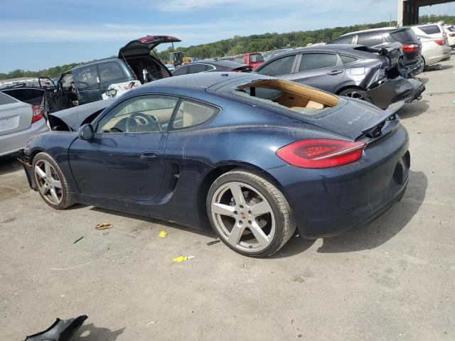 PORSCHE CAYMAN 2014 blue coupe gas WP0AA2A86EK171834 photo #3