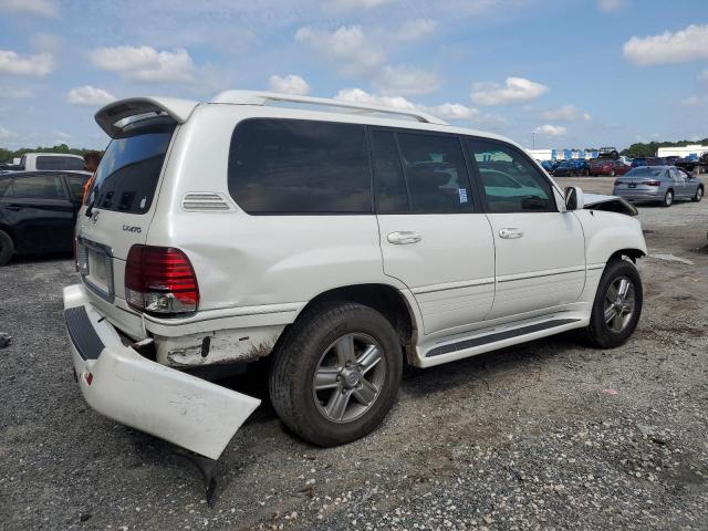 LEXUS LX 470 2007 white  gas JTJHT00W774029347 photo #4