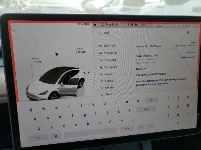 2023 TESLA MODEL Y - 7SAYGDEE4PF756939