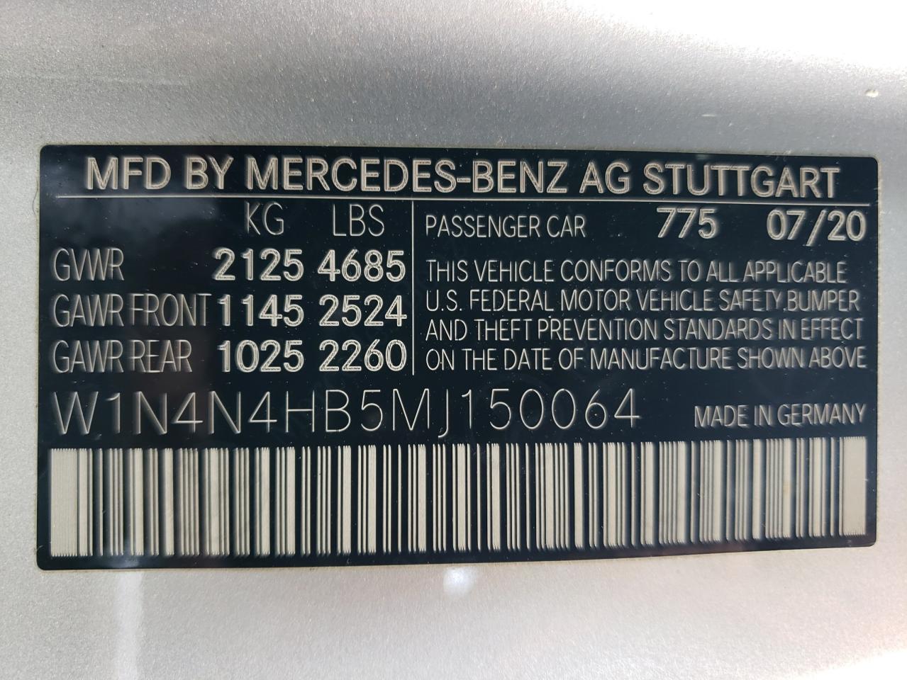 Lot #3024493544 2021 MERCEDES-BENZ GLA 250 4M