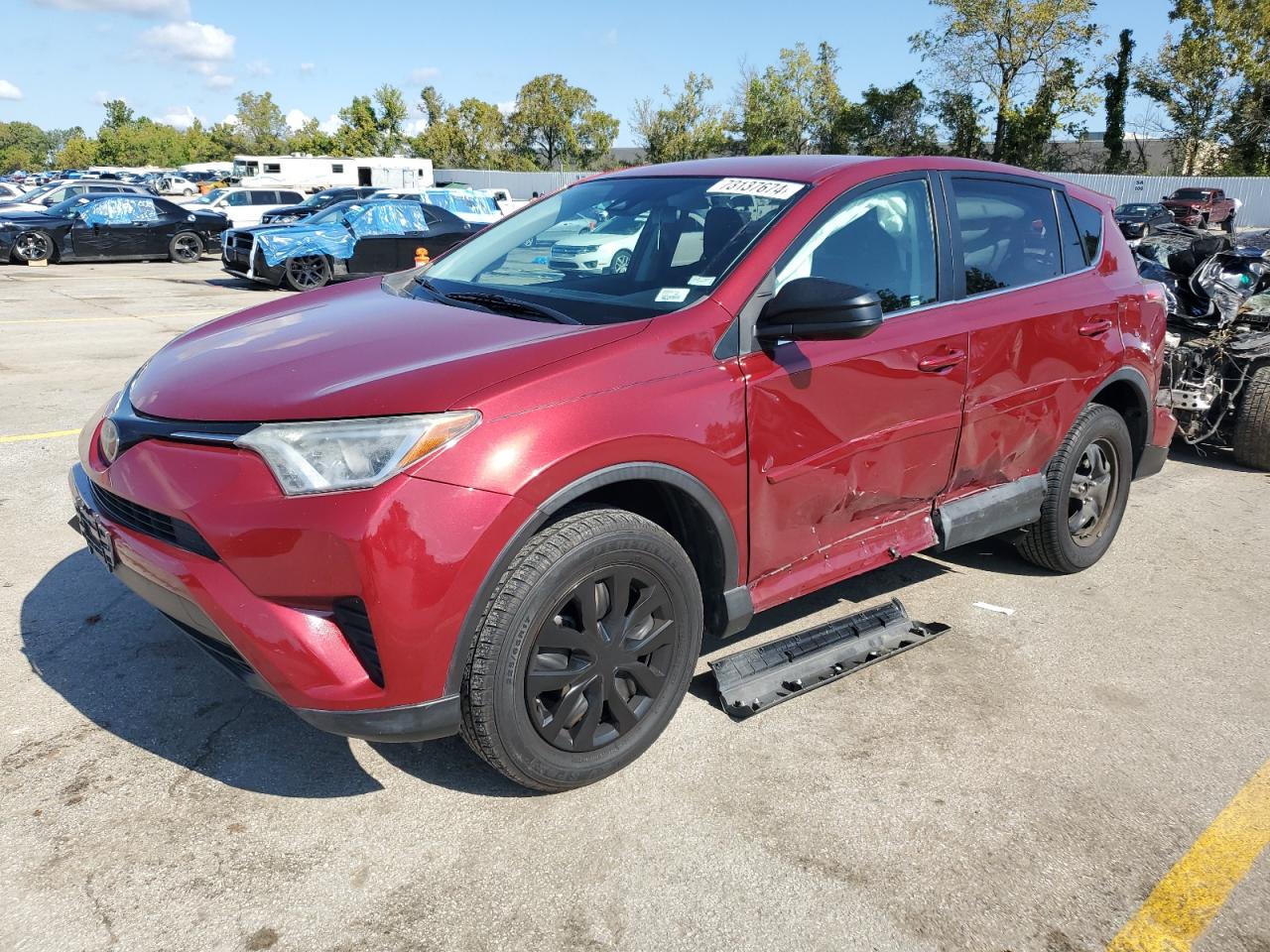 Lot #2991806157 2018 TOYOTA RAV4 LE