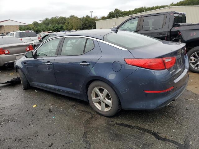 KIA OPTIMA LX 2015 blue sedan 4d gas 5XXGM4A72FG479907 photo #3