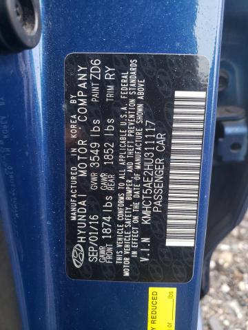 2017 HYUNDAI ACCENT SE - KMHCT5AE2HU311117
